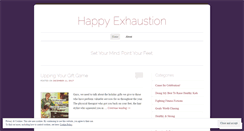 Desktop Screenshot of happyexhaustion.com